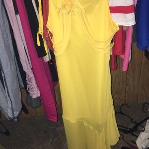 Yellow sun dress